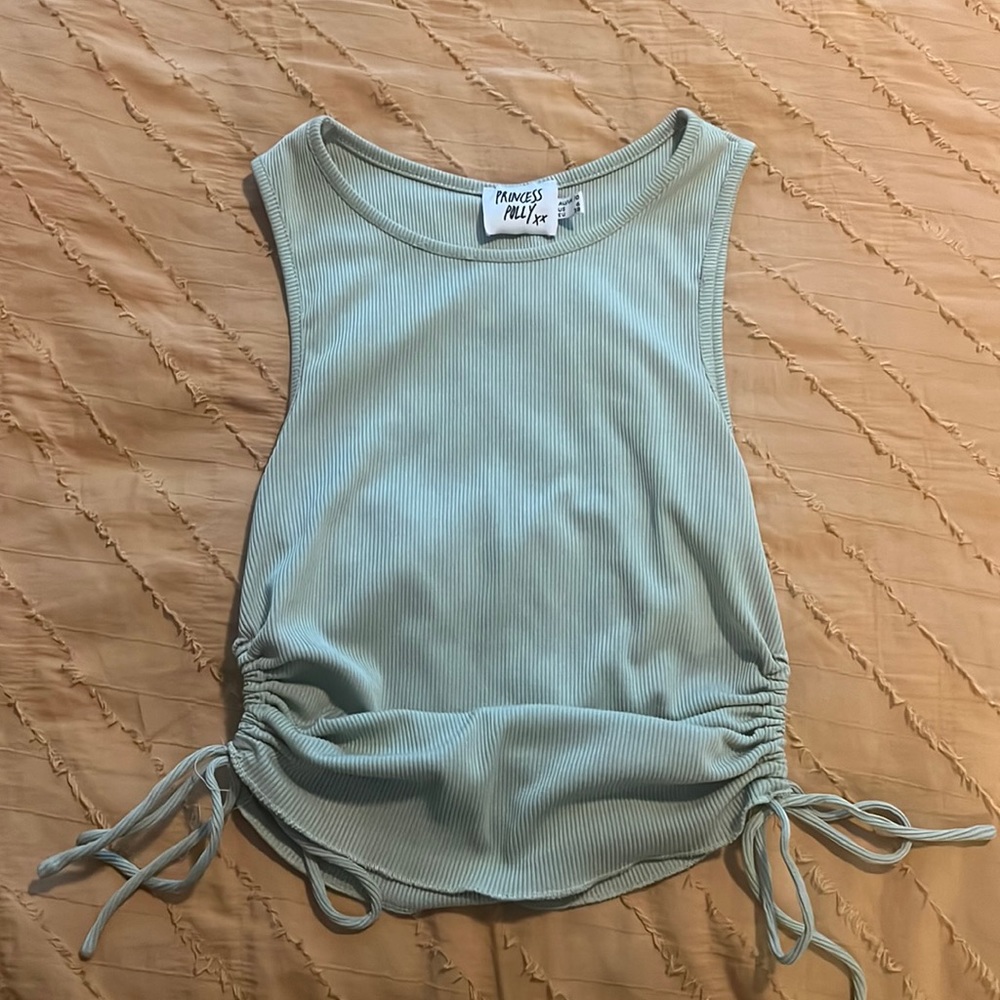 Princess Polly Green Crop Top